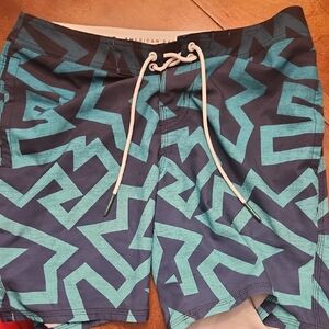 American Eagle Outfitters Men's Blue Board Shorts